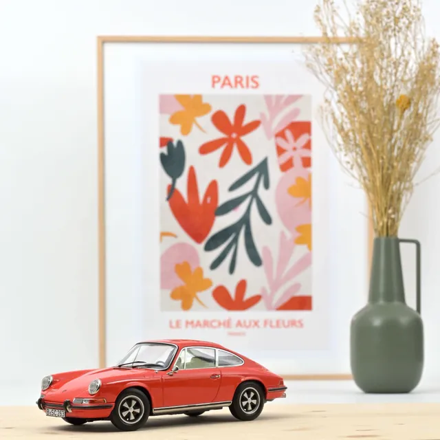 norev-porsche-911-e-1970-modellino-auto-1-18-arancione image 1