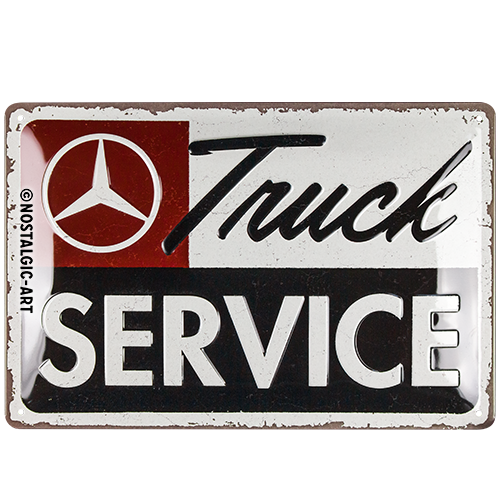 nostalgic-art-daimler-truck-service-targa-in-metallo-20x30-cm-formato-a4 image 2