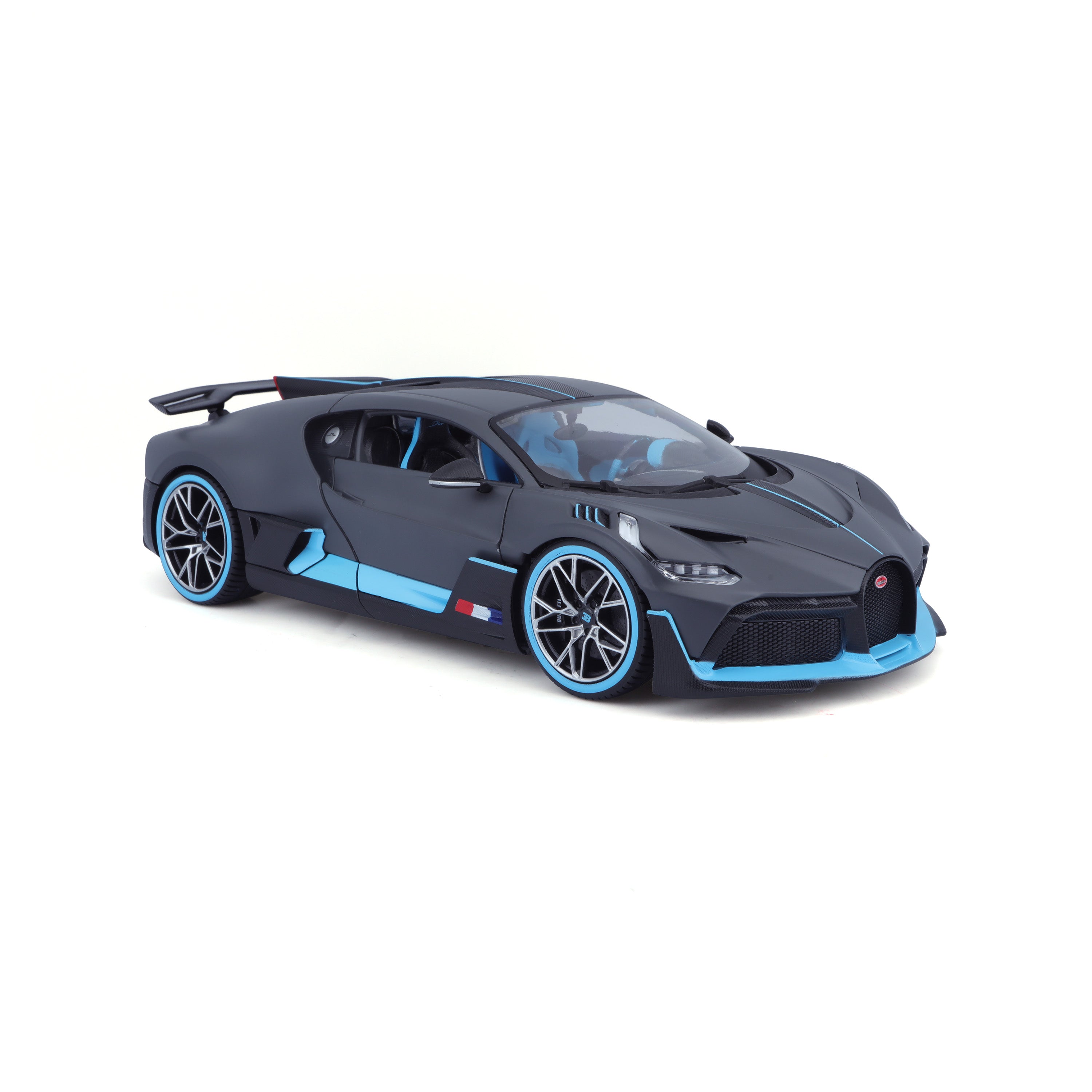 bburago-bugatti-divo-1-18-grigio-scuro-opaco image 6