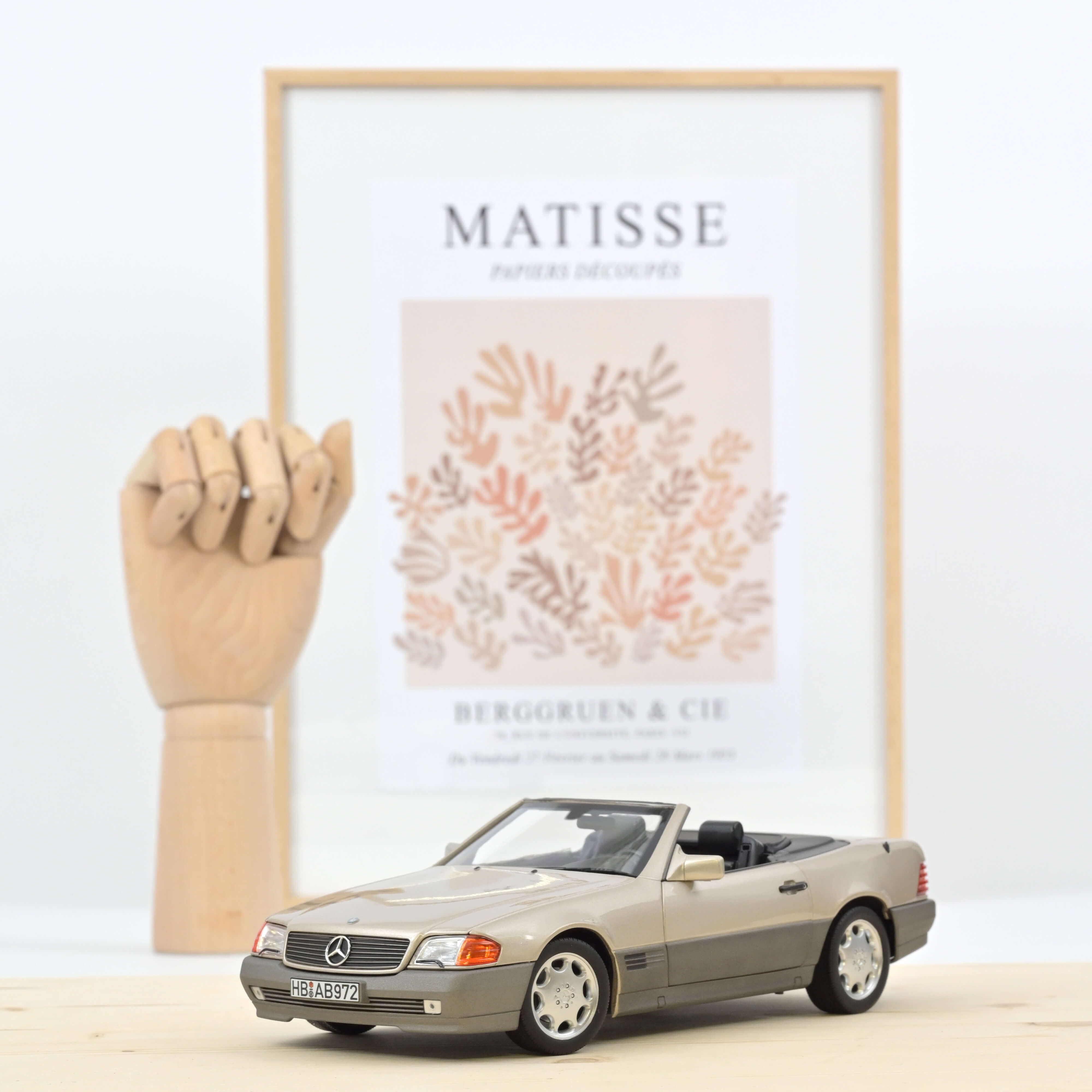 norev-mercedes-benz-500-sl-1989-modellino-auto-1-18-argent-fum-metallis image 1