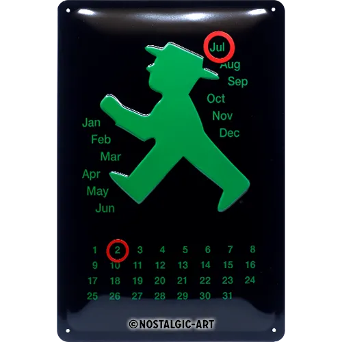 nostalgic-art-ampelmann-verde-targa-in-metallo-20x30-cm-2 image 1