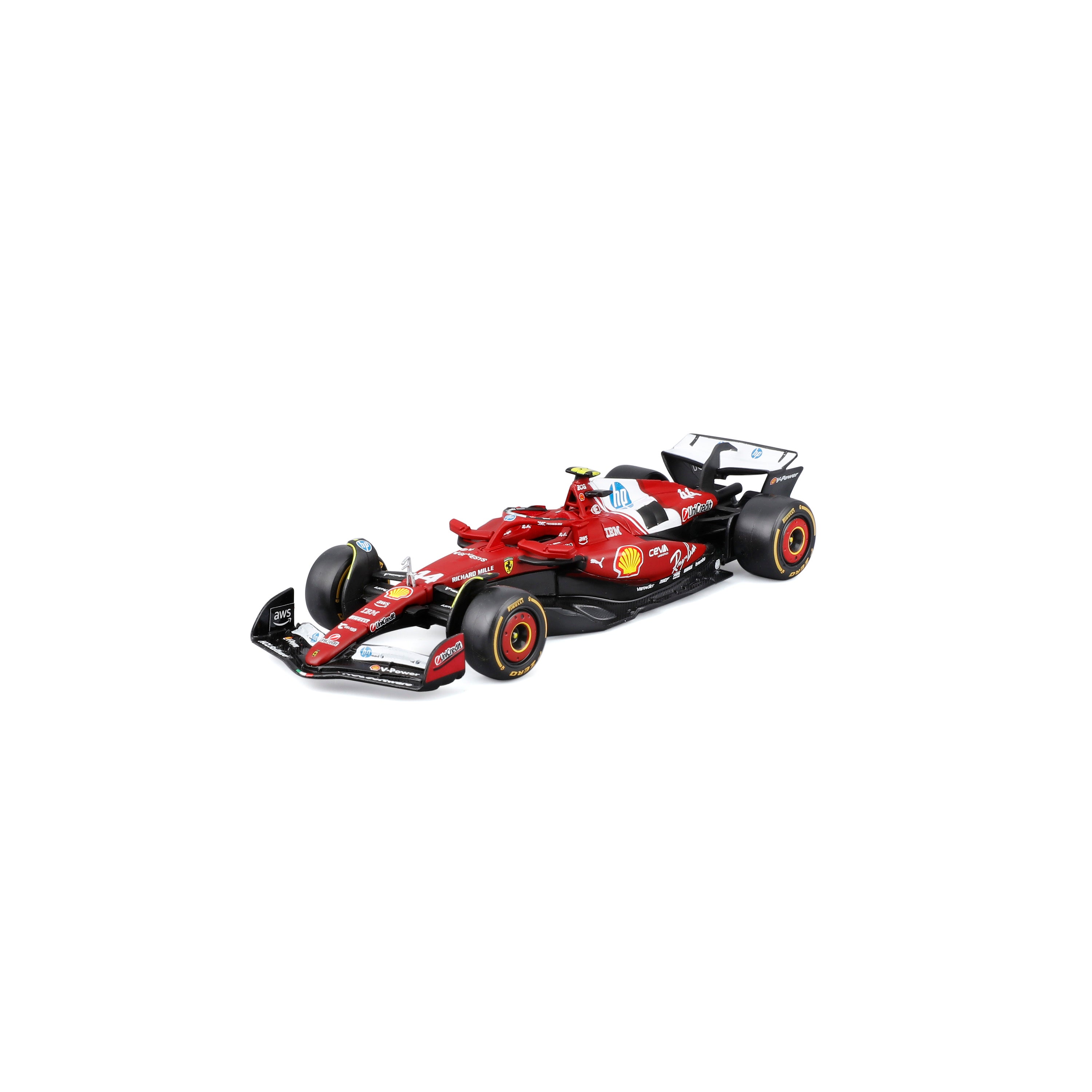 bburago-ferrari-sf-25-44-lewis-hamilton-f1-2025-modellino-auto-1-43 image 1