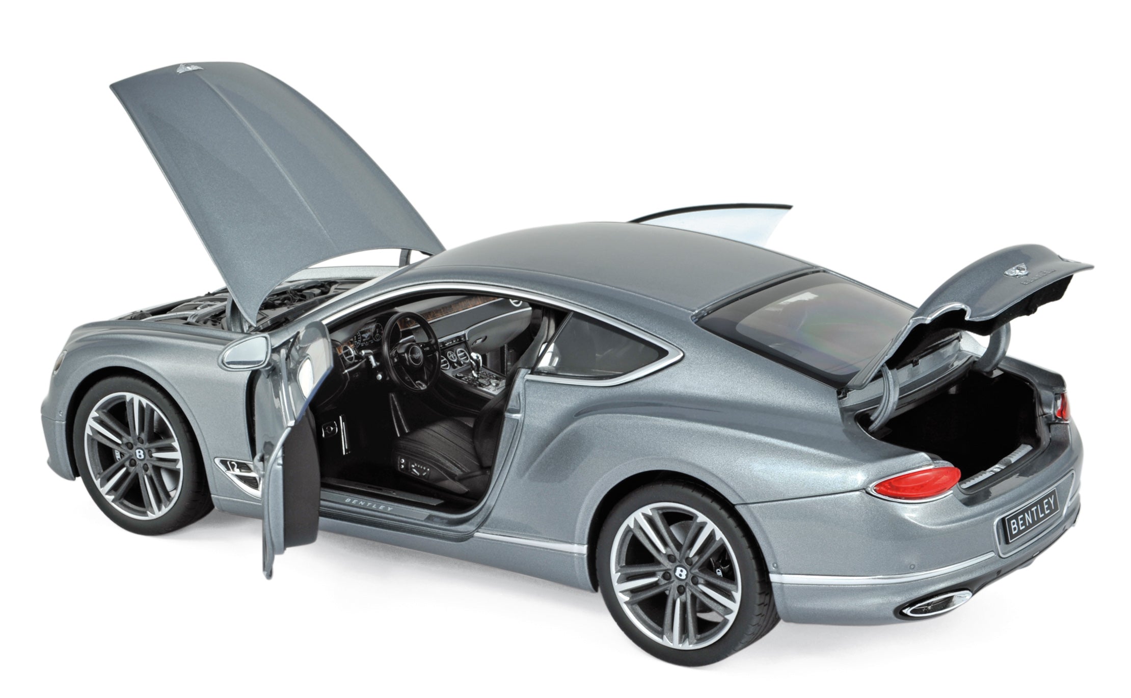 norev-bentley-continental-gt-2018-modellino-auto-1-18-hallmark-metallizzato image 2