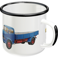 nostalgic-art-daimler-truck-models-tazza-smaltata-360-ml-8x8-cm-in-acciaio image 3