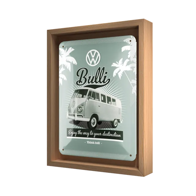 nostalgic-art-volkswagen-vw-retro-bulli-cornice-n-frame-s-18-5x24-cm image 1