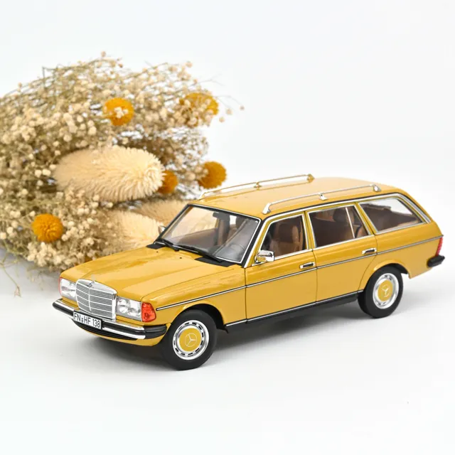 norev-mercedes-benz-200-t-1982-gialla-1-18-jet-car-youngtimer image 1