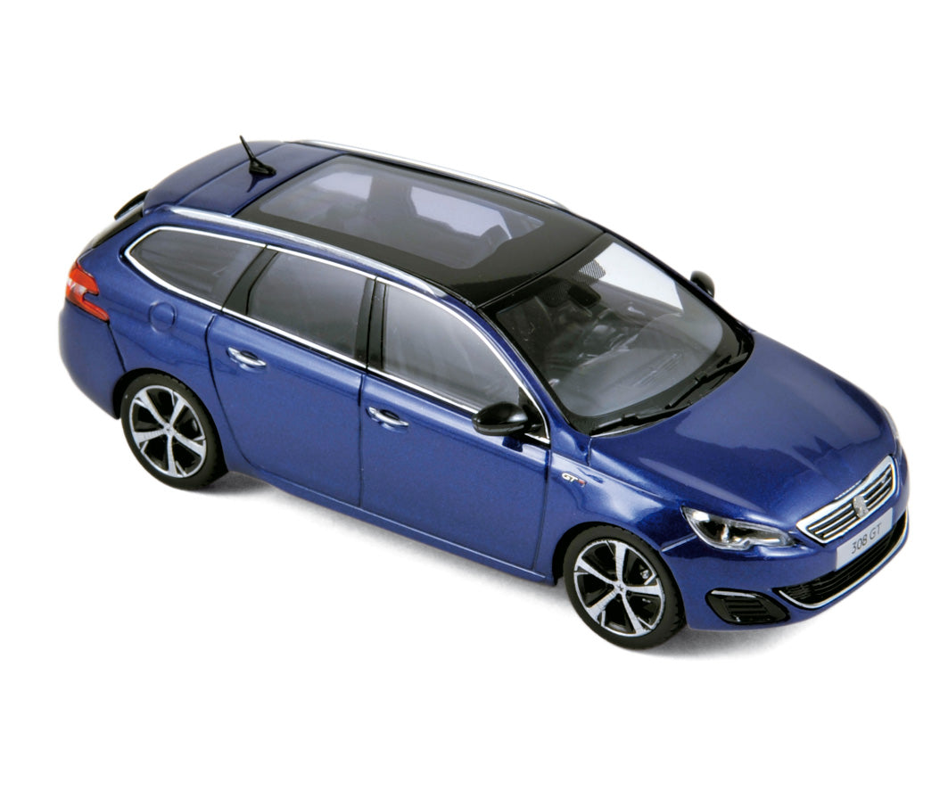 norev-peugeot-308-gt-sw-sport-2014-bleu-magn-tique-1-43-modellino-auto-die-cast image 1