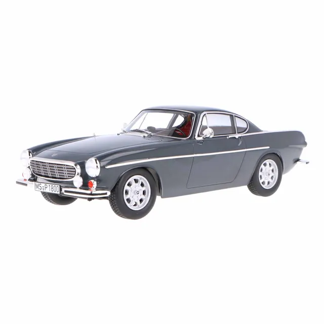 norev-volvo-1800-s-1969-modellino-auto-1-18-grigio-con-interni-rossi image 1