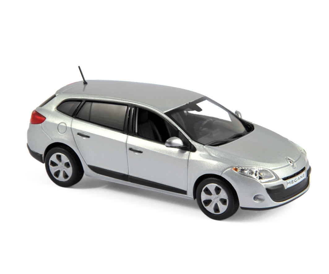 norev-renault-megane-sport-tourer-2010-platine-silver-modellino-auto-1-43 image 1