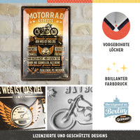 nostalgic-art-motorrad-gesetze-targa-in-metallo-20x30-cm image 2