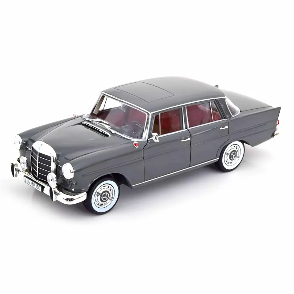 norev-mercedes-benz-190-d-1964-modellino-auto-1-18-grigio image 1