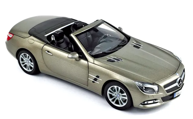 norev-mercedes-benz-sl-klasse-2012-modellino-auto-1-18-grigio-opaco image 1