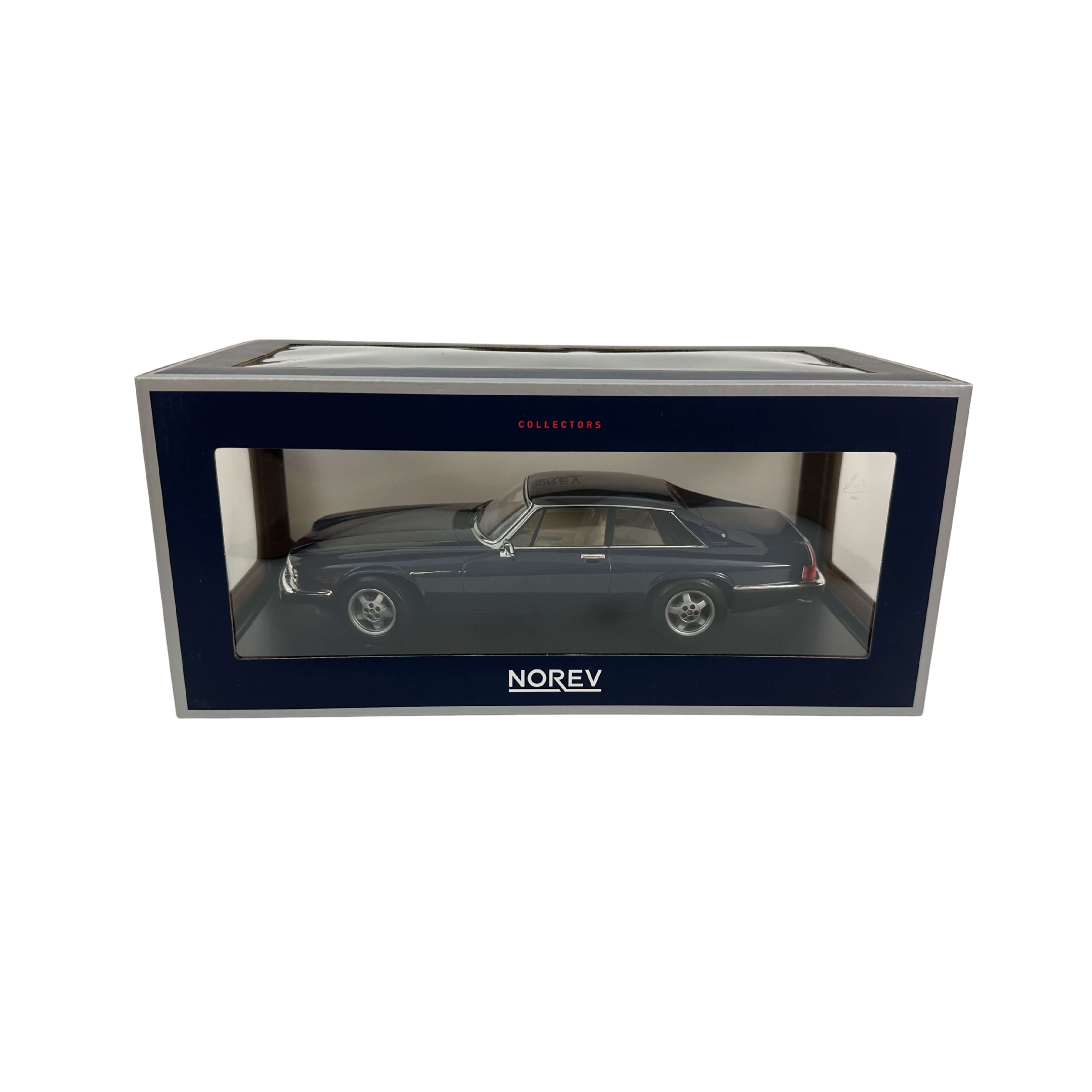 norev-jaguar-xj-s-h-e-coup-1982-blu-metallizzato-modellino-auto-1-18 image 3