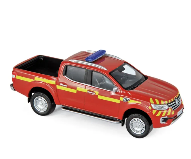 norev-renault-alaskan-pick-up-2017-pompiers-modellino-die-cast-1-43 image 1