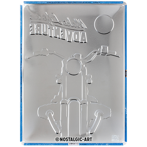 nostalgic-art-bmw-make-life-an-adventure-targa-in-metallo-30x40-cm image 3