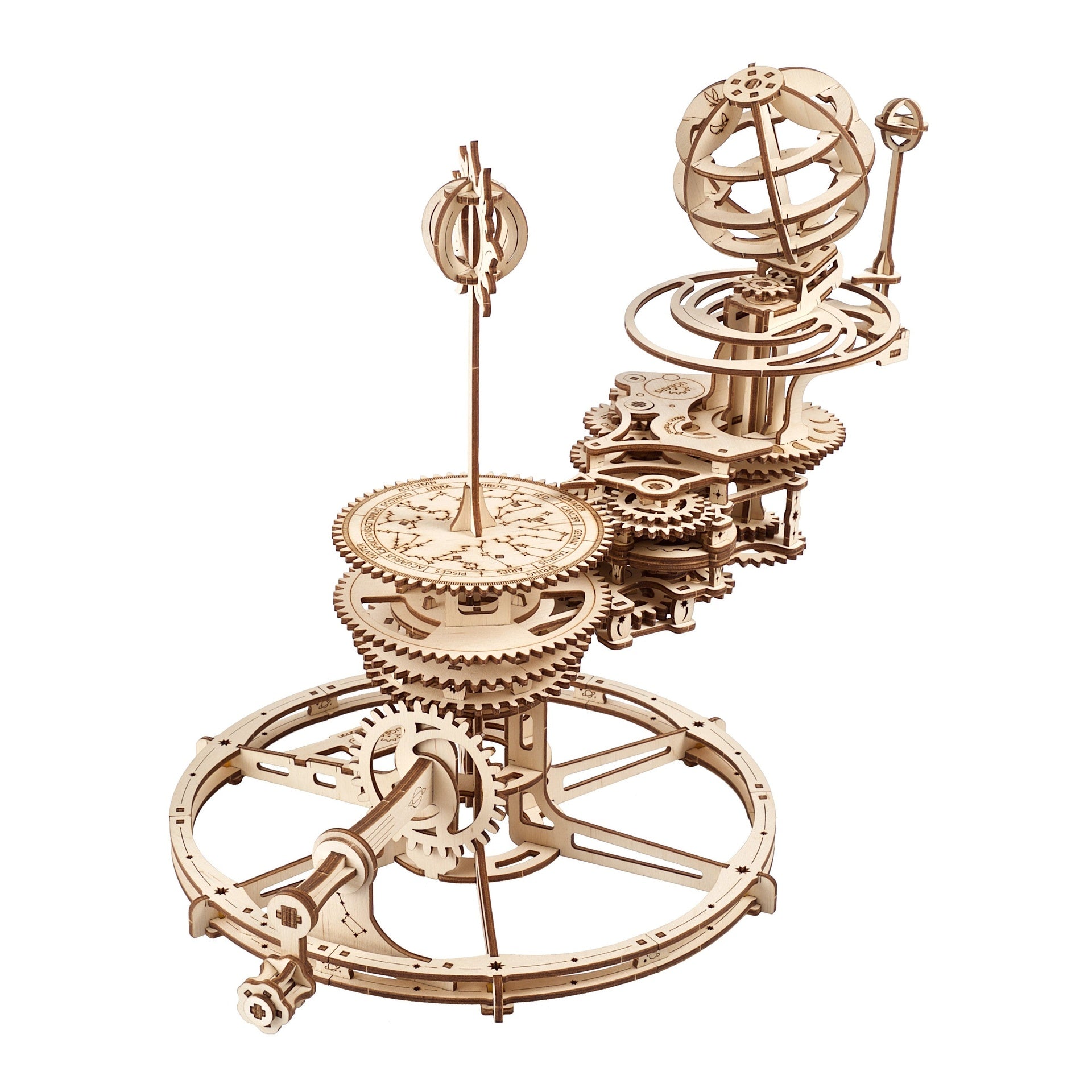 ugears-mechanical-tellurion-planetario-sole-terra-luna-in-legno image 2