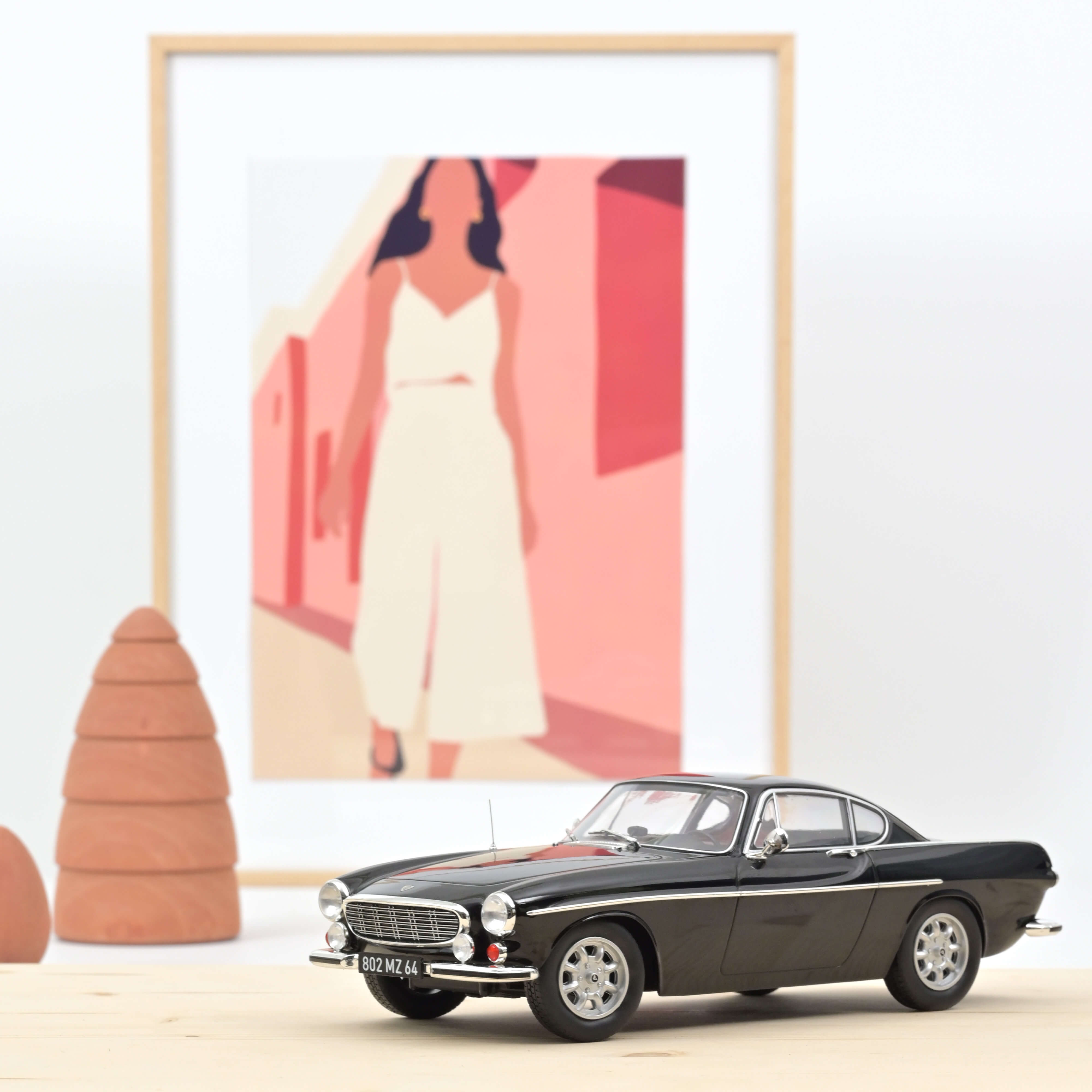 norev-volvo-1800-s-1967-nero-1-18-400-pz image 1