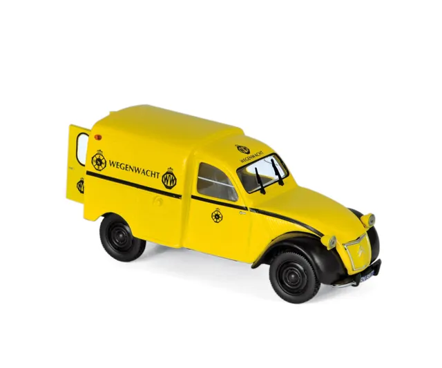 norev-citro-n-2cv-azu-1959-wegenwacht-1-43-modellino-furgonetta image 1