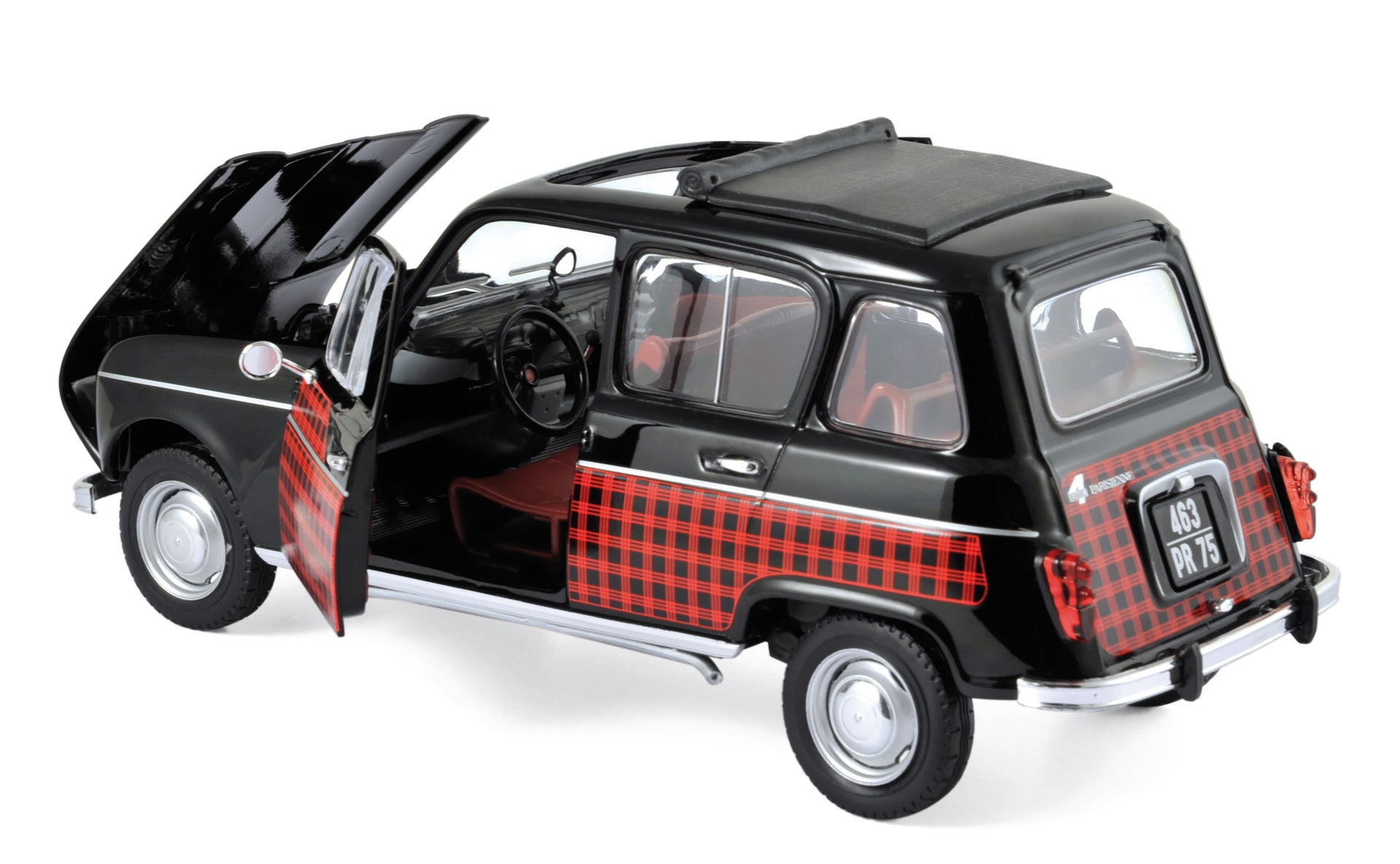 norev-renault-4-parisienne-1964-nero-e-rosso-1-18 image 1