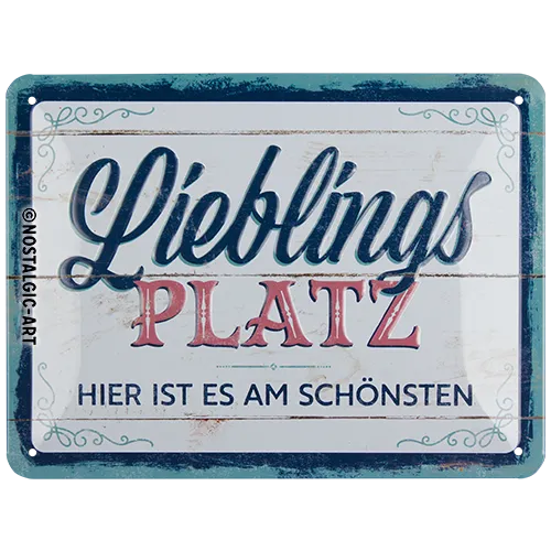 nostalgic-art-lieblingsplatz-targa-in-metallo-15x20-cm-2 image 1