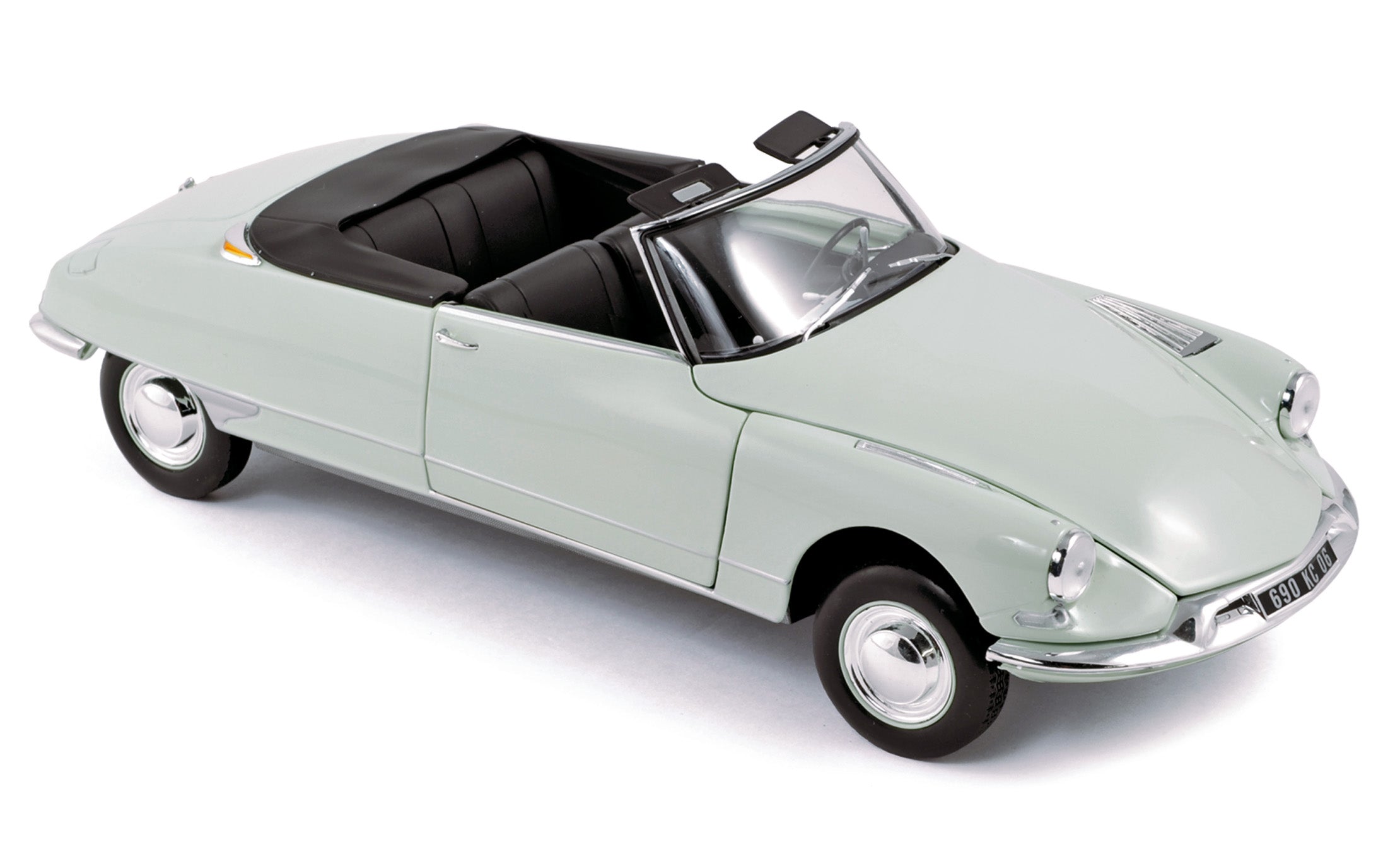 norev-citro-n-ds-19-cabriolet-1961-modellino-auto-die-cast-1-18-blanc-carrare image 1