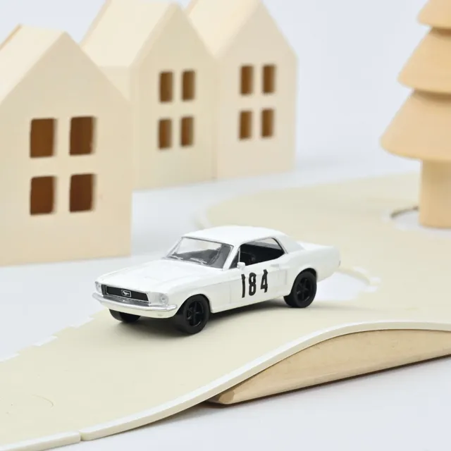 norev-ford-mustang-coup-1968-n-184-jet-car-1-43-bianca image 1