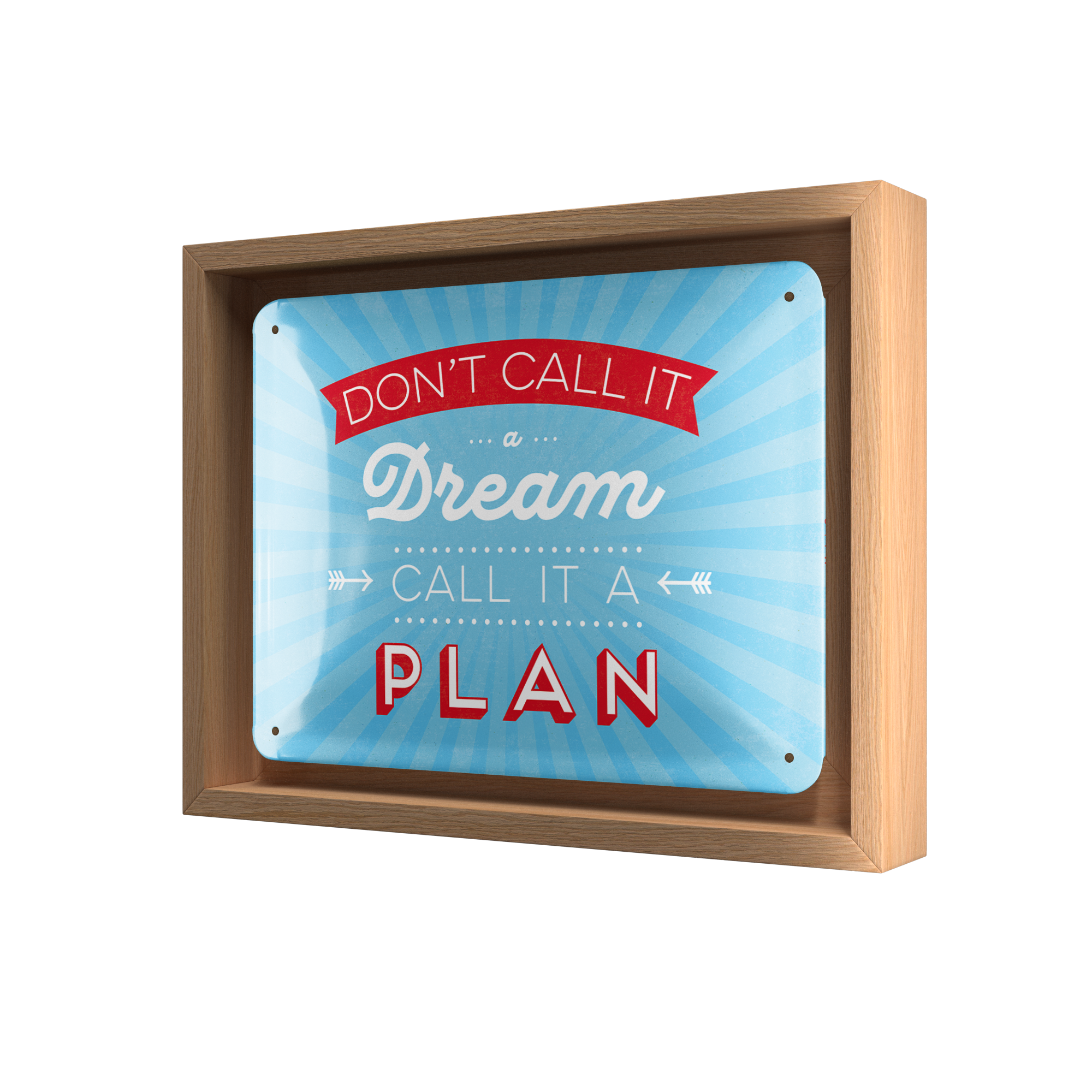 nostalgic-art-don-t-call-it-a-dream-targa-in-metallo-15x20-cm image 4