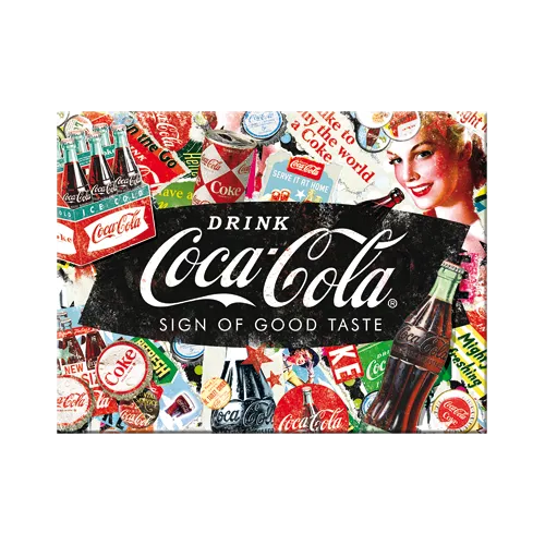 nostalgic-art-coca-cola-collage-magnete-da-frigo-6x8-cm image 1