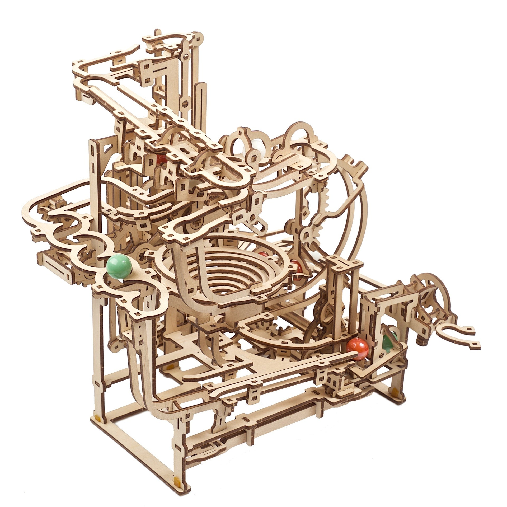 ugears-marble-run-stepped-hoist-percorso-biglie-in-legno-con-sollevatore-a-3-gra image 3