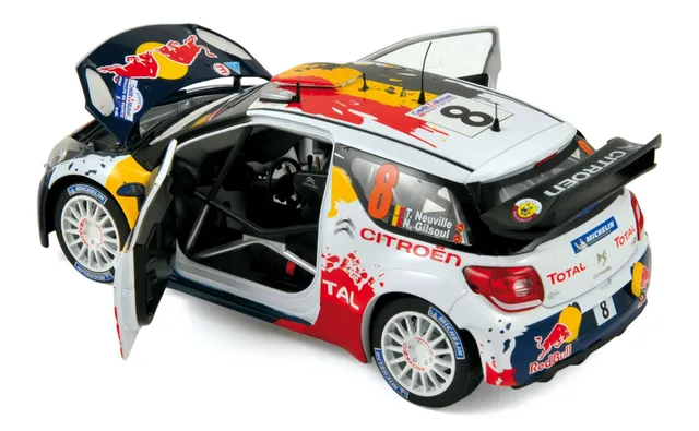 norev-citro-n-ds3-wrc-2012-rally-france-neuville-gilsoul-n-8-modellino-1-18 image 1