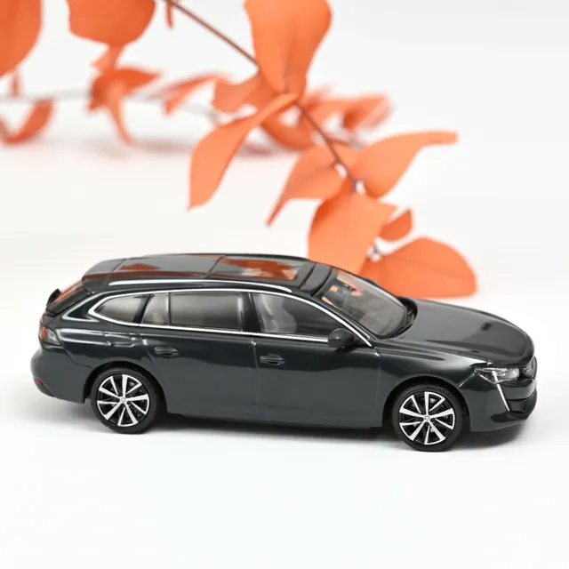 norev-peugeot-508-sw-2018-grigio-hurricane-modellino-auto-1-43 image 1