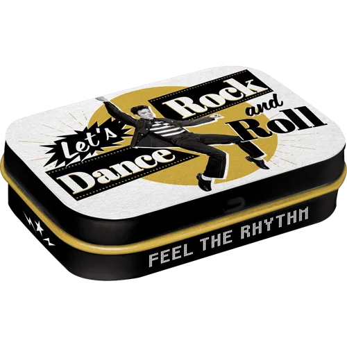 nostalgic-art-elvis-let-s-dance-rock-n-roll-scatola-tascabile-con-mentine image 1