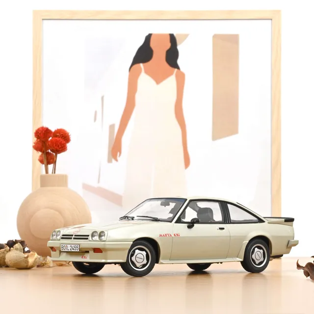 norev-opel-manta-gsi-1987-modellino-auto-1-18-platino-metallizzato image 1