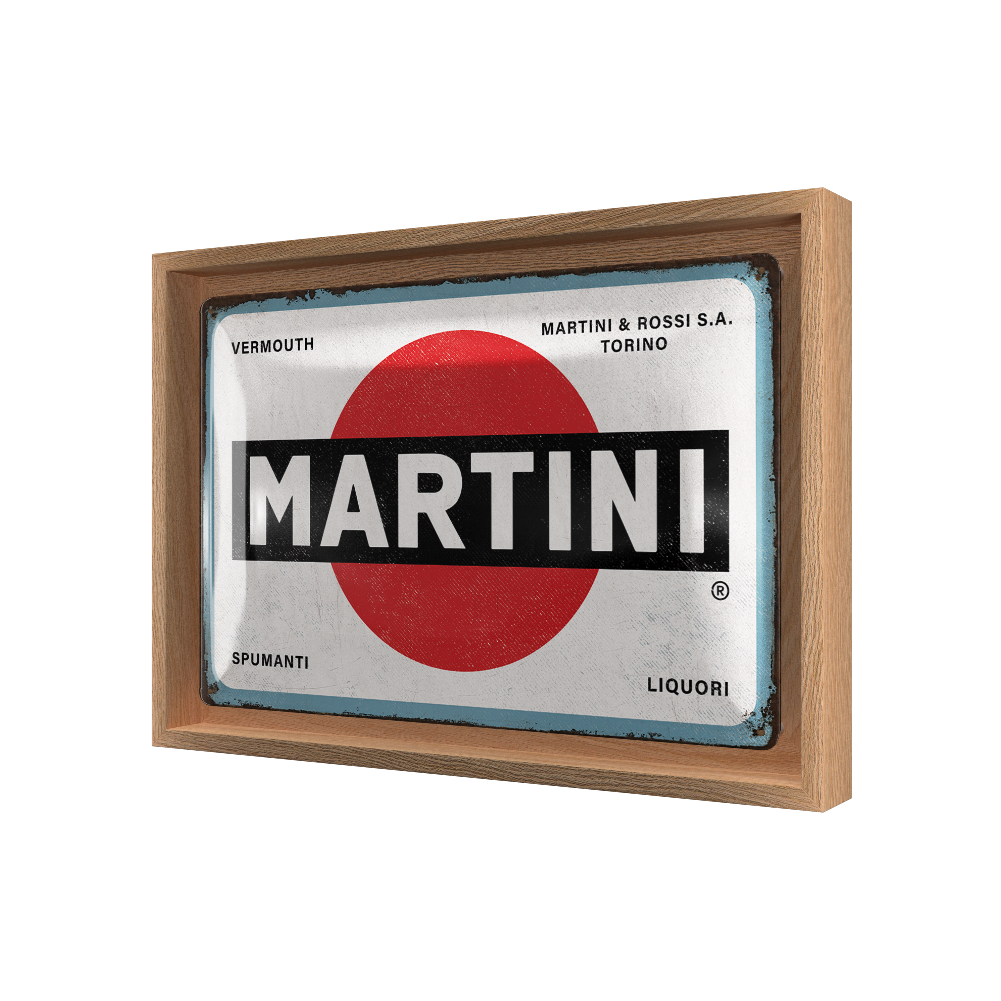 nostalgic-art-martini-logo-white-edizione-n-frame-m-24x33-5-cm image 1