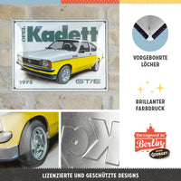 nostalgic-art-opel-kadett-gt-e-targa-in-metallo-30x40-cm image 3