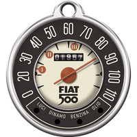 nostalgic-art-fiat-500-tacho-portachiavi-in-metallo-4-cm image 3