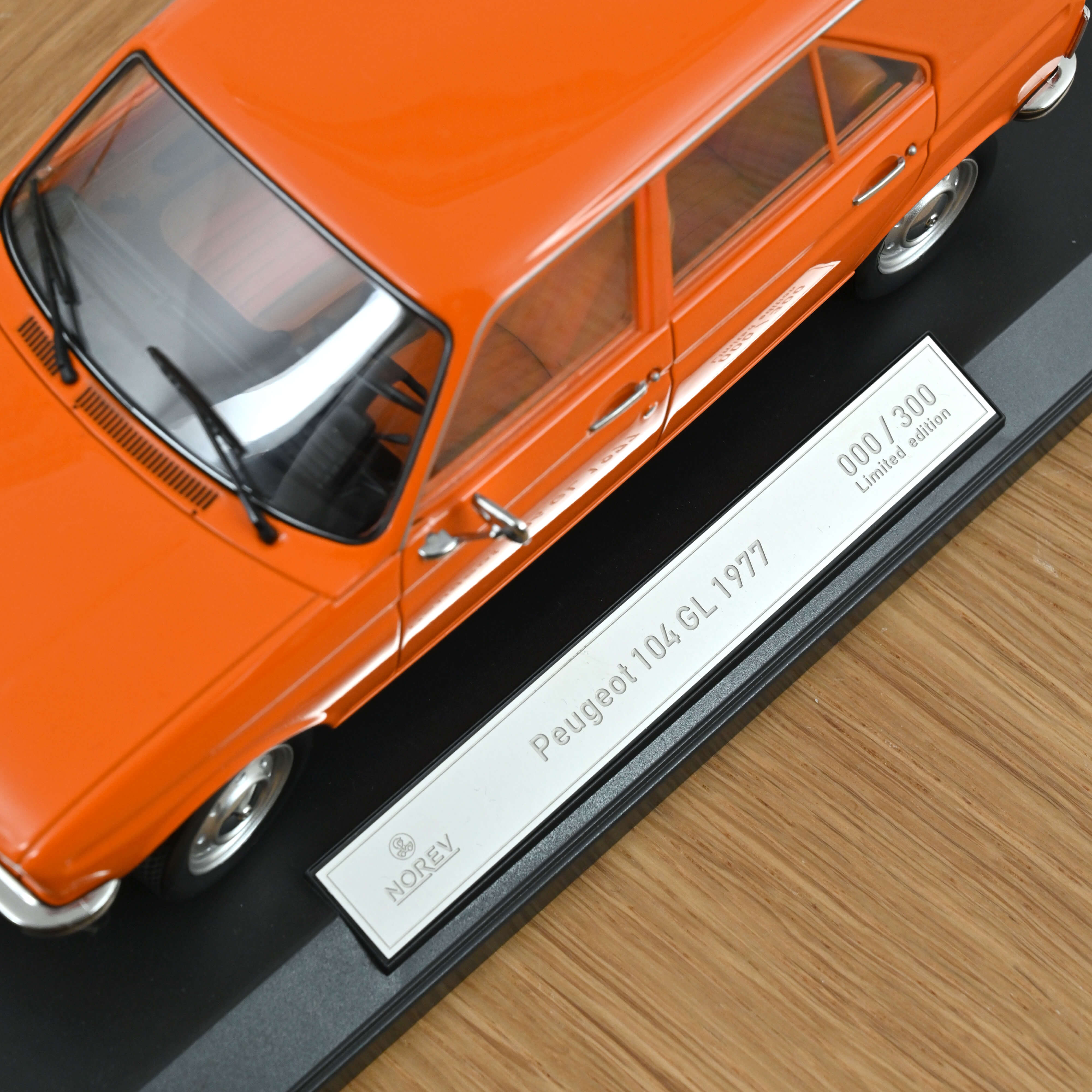 norev-peugeot-104-gl-1977-arancione-1-18-modellino-auto-edizione-limitata-300-pe image 6