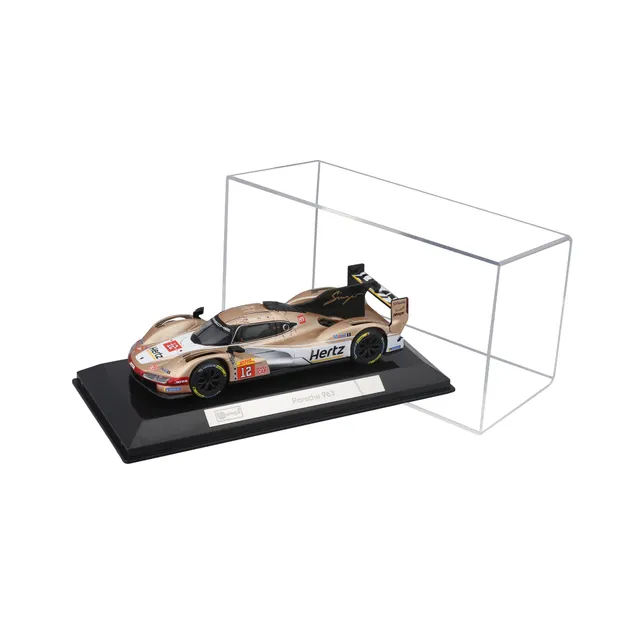 bburago-porsche-963-12-1-43-modellino-diecast-con-teca image 1