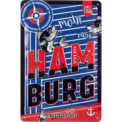 nostalgic-art-hamburg-moin-targa-in-metallo-20x30-cm-2 image 1