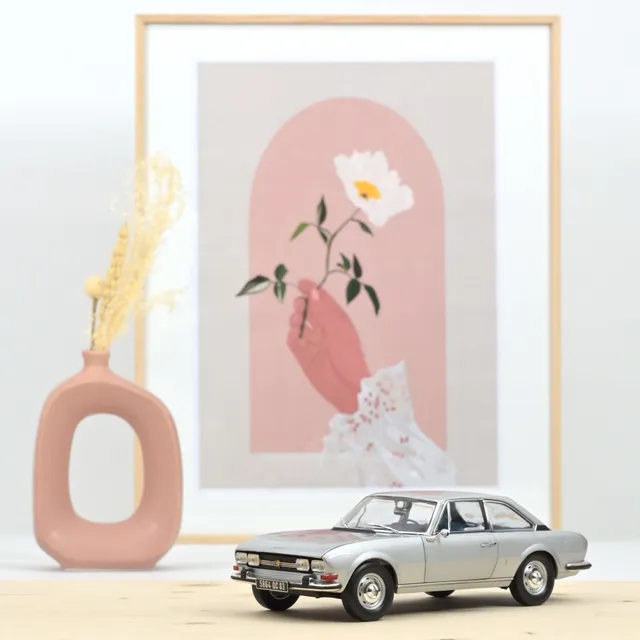 norev-peugeot-504-coup-1969-1-18-argento-edizione-250-pz image 1