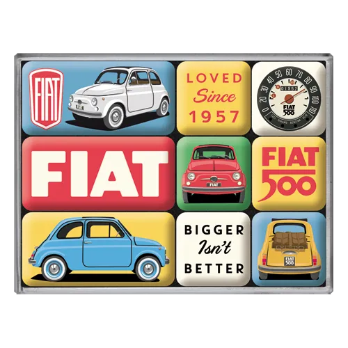 nostalgic-art-fiat-500-loved-since-1957-set-magneti-da-frigo image 1