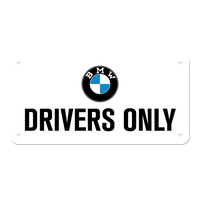 nostalgic-art-bmw-drivers-only-insegna-in-metallo-da-appendere-10x20-cm image 3