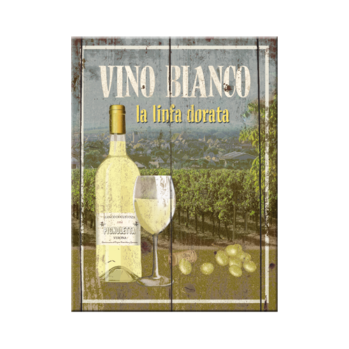 nostalgic-art-vino-bianco-magnete-da-frigo-in-latta-6x8-cm image 1