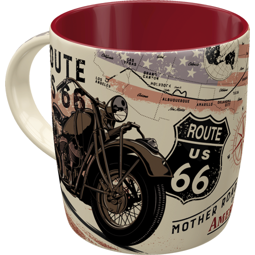 nostalgic-art-route-66-bike-map-tazza-in-ceramica-330-ml-2 image 1