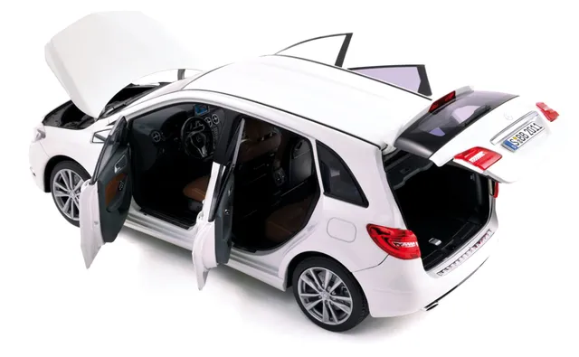 norev-mercedes-benz-classe-b-2011-bianco-1-18-modellino-die-cast image 1