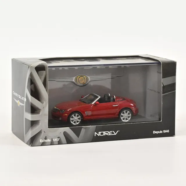 norev-chrysler-crossfire-roadster-rosso-crystal-1-43-modellino-auto image 1