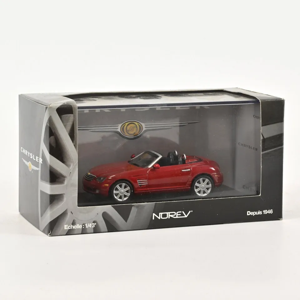 norev-chrysler-crossfire-roadster-rosso-crystal-1-43-modellino-auto image 1