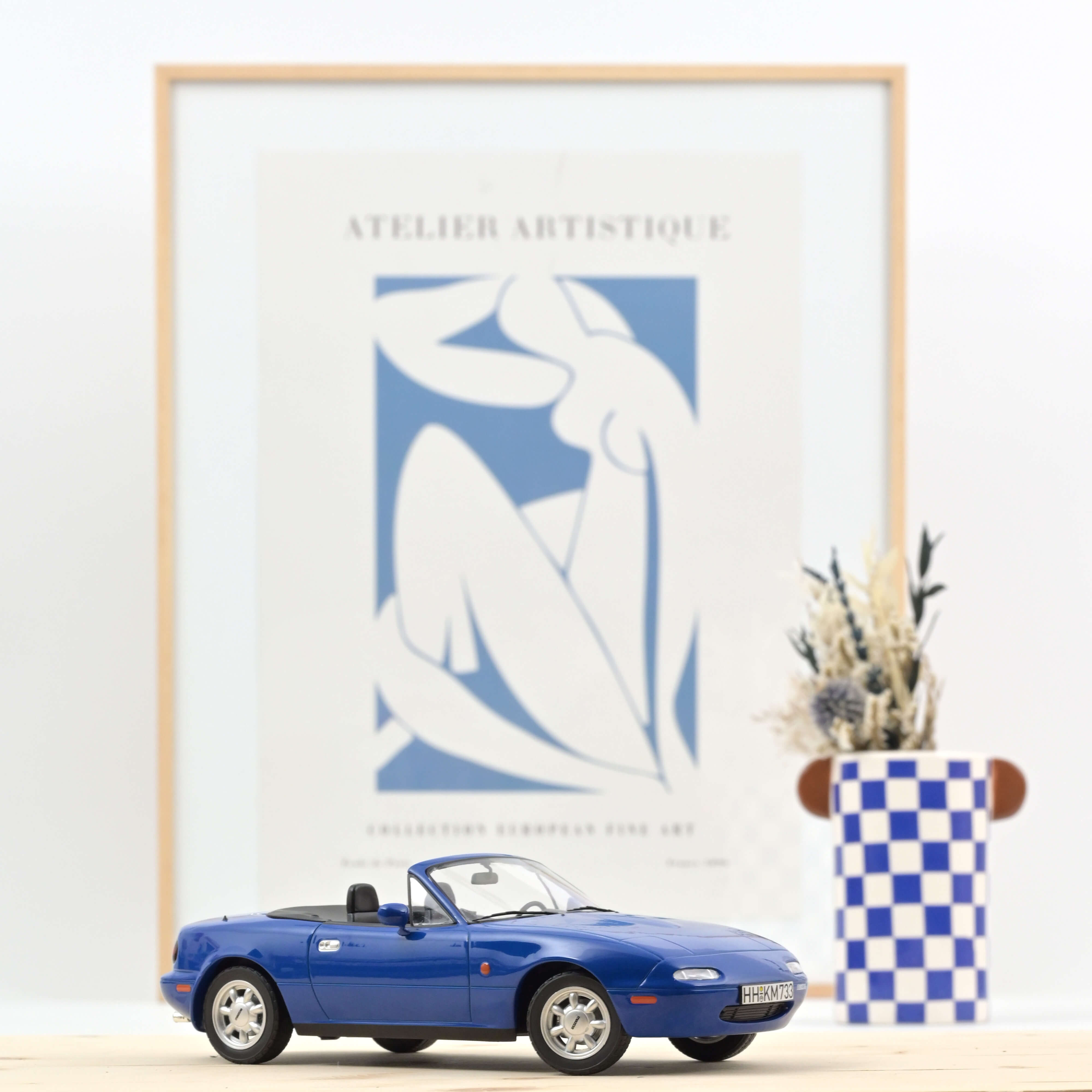 norev-mazda-mx-5-1989-modellino-auto-1-18-blu-navale-edizione-100pcs image 1