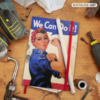 nostalgic-art-we-can-do-it-dots-quaderno-a5-128-pagine-copertina-rigida image 2