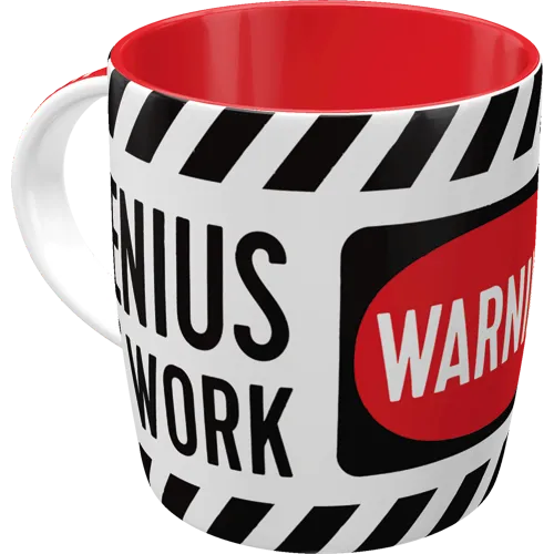 nostalgic-art-genius-at-work-tazza-in-ceramica-330-ml image 1